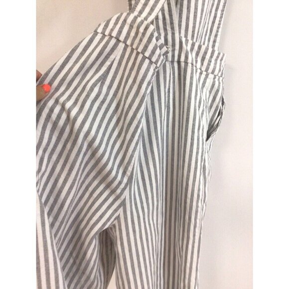 Forever 21 Stripe Overalls Womens Small - Picture 7 of 10